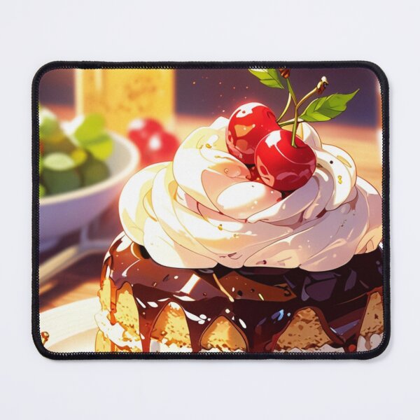 Item preview, Anime illustration of cherry dessert  designed and sold by Millionsxi.
