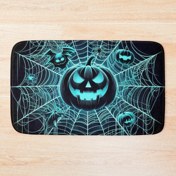 Item preview, Halloween Cool Spider Web Neon Blue designed and sold by Simplybe1.