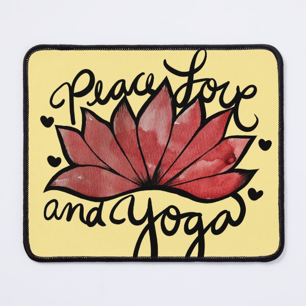 Item preview, Peace Love and Yoga designed and sold by FrictionMaxxing.