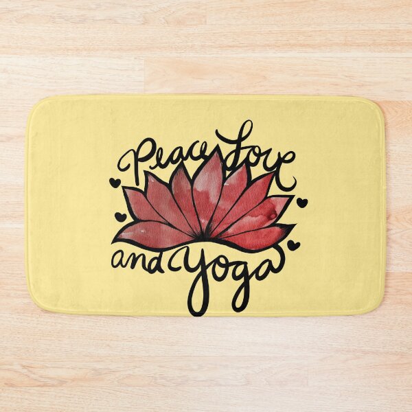 Item preview, Peace Love and Yoga designed and sold by FrictionMaxxing.