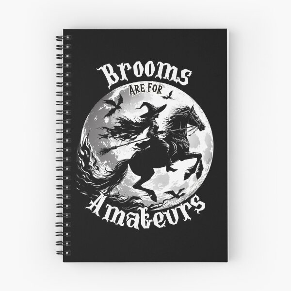 Item preview, Brooms Are For Amateurs Witch Equestrian designed and sold by ArtDesignMC.
