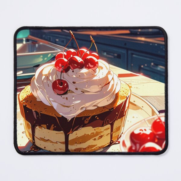 Item preview, Anime illustration of cherry dessert  designed and sold by Millionsxi.