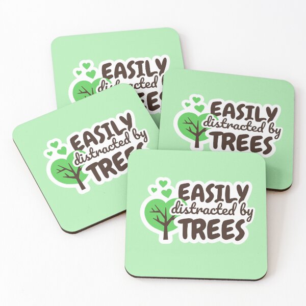 Item preview, Easily Distracted by Trees for Tree Lover Nature Lover Arborist designed and sold by chrisrivait.