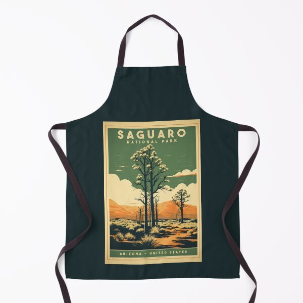 Item preview, A Vintage Travel Illustration of Saguaro National Park - Arizona - United States designed and sold by GoodOldVintage.