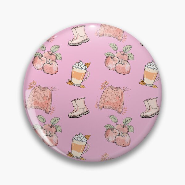 Item preview, Basic Autumn Pattern Pastel Pink designed and sold by HematiteDesign.
