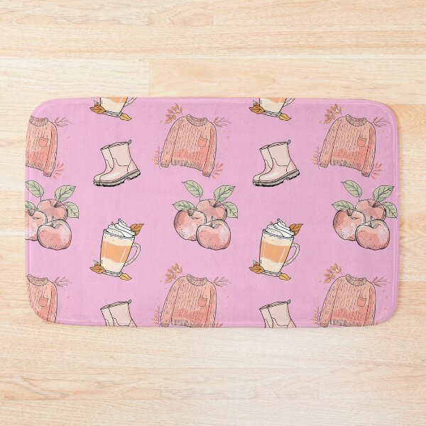 Item preview, Basic Autumn Pattern Pastel Pink designed and sold by HematiteDesign.