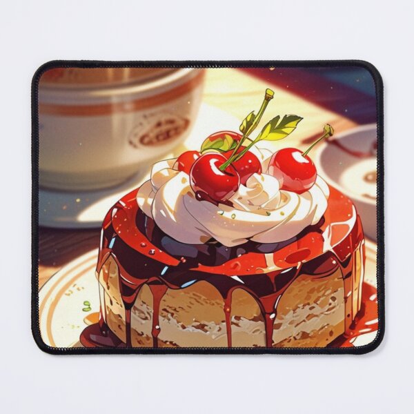 Item preview, Anime illustration of cherry dessert  designed and sold by Millionsxi.