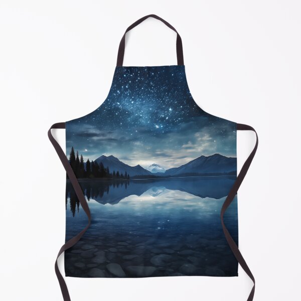 Item preview, Peaceful Lake With Spectacular Starlit Reflection designed and sold by Amberjays.