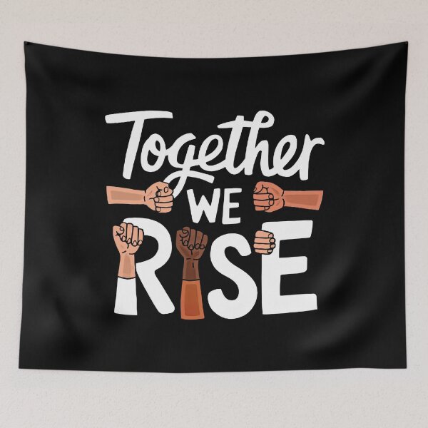 Item preview, Hands Lifting Together We Rise Message designed and sold by artwaves.