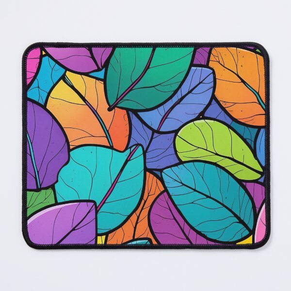 Item preview, Colourful Leaves in Harmonious Flow designed and sold by ArtComixHaven.