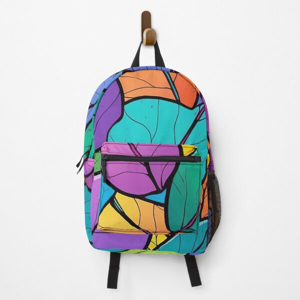 Item preview, Colourful Leaves in Harmonious Flow designed and sold by ArtComixHaven.