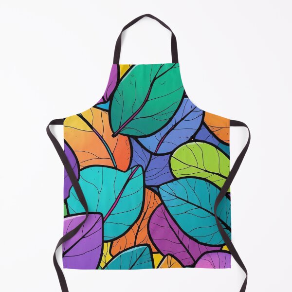 Item preview, Colourful Leaves in Harmonious Flow designed and sold by ArtComixHaven.