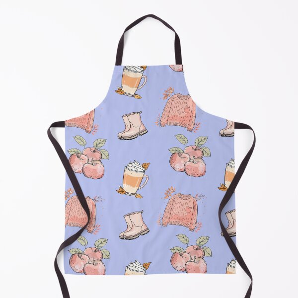 Item preview, Basic Autumn Pattern Pastel Blue designed and sold by HematiteDesign.
