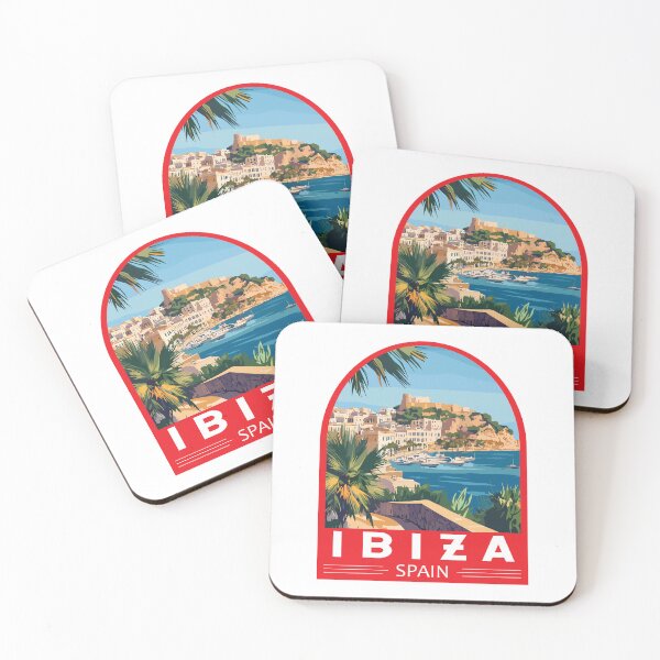 Item preview, Ibiza Spain Travel Art Emblem designed and sold by KrisSidDesigns.