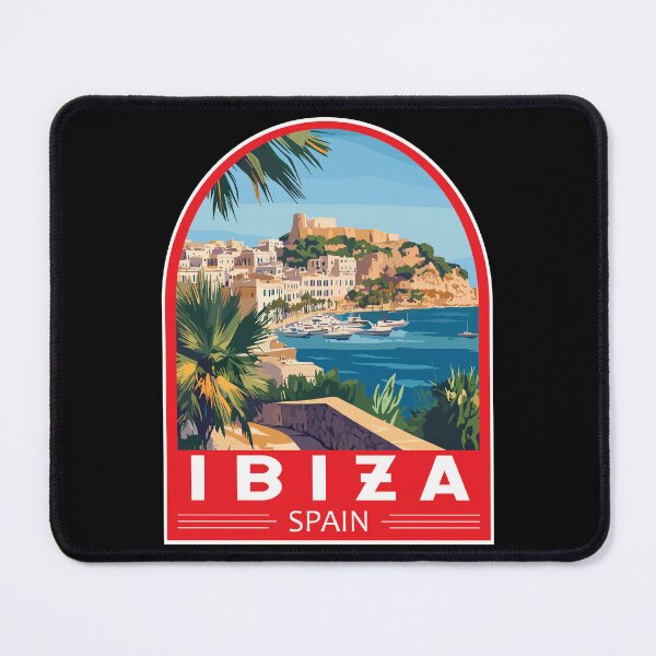 Item preview, Ibiza Spain Travel Art Emblem designed and sold by KrisSidDesigns.