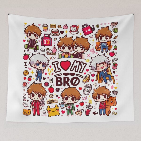 Item preview, I Love My Bro Pattern 5.0  designed and sold by StickyGuys.
