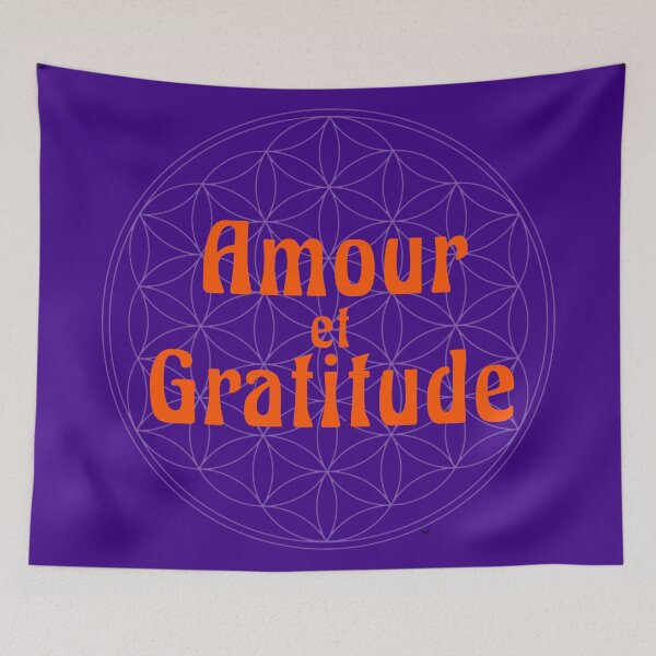 Item preview, Love and gratitude - Flower Of Life designed and sold by Primalidentity.