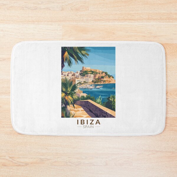 Item preview, Ibiza Spain Illustration Travel Art Vintage designed and sold by KrisSidDesigns.