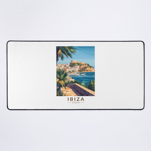 Item preview, Ibiza Spain Illustration Travel Art Vintage designed and sold by KrisSidDesigns.