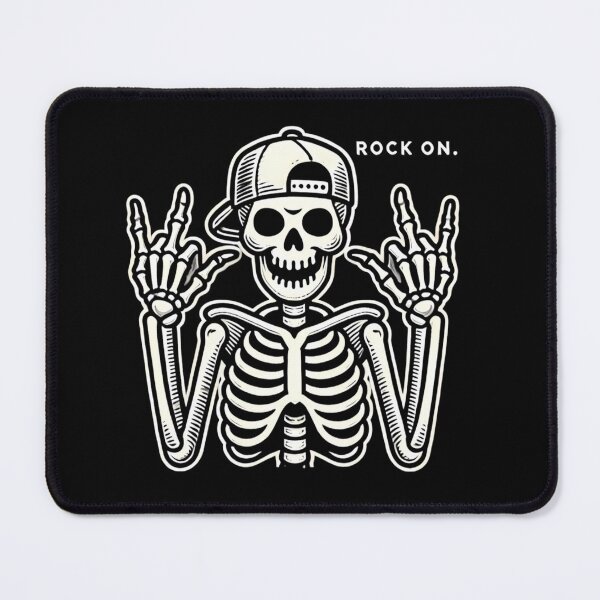 Item preview, Rock On, Bones: Skeleton Vibes. designed and sold by Linework Studio.