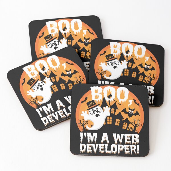 Item preview, Boo! I'm a Web Developer Halloween designed and sold by Quirky Shirts.