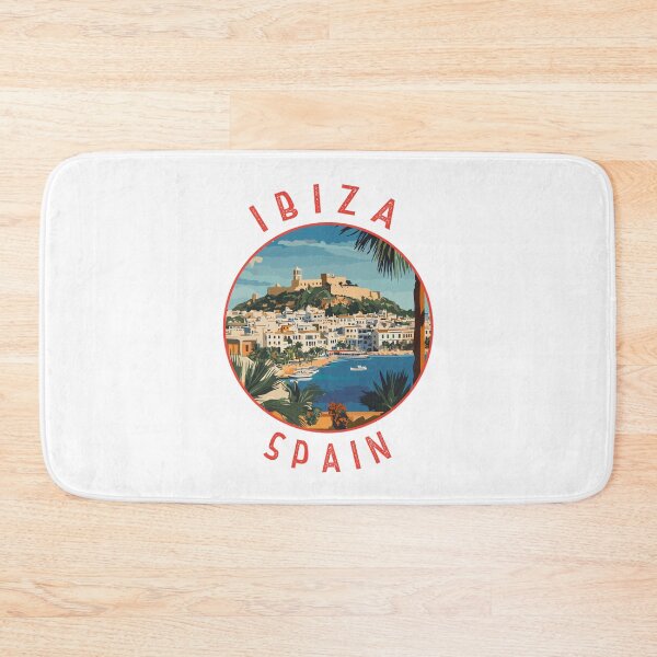 Item preview, Ibiza Spain Retro Distressed Circle designed and sold by KrisSidDesigns.