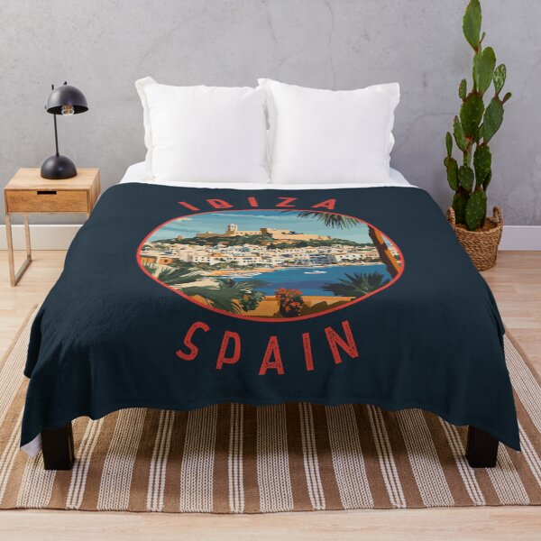 Item preview, Ibiza Spain Retro Distressed Circle designed and sold by KrisSidDesigns.