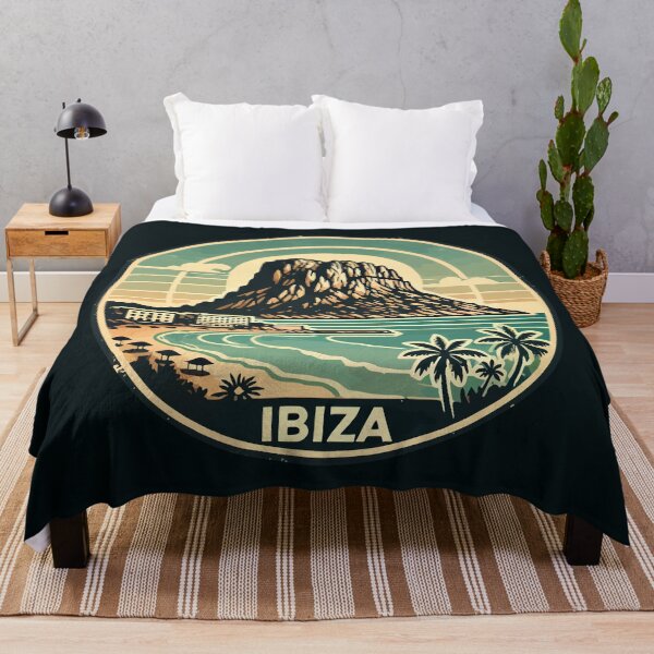 Item preview, Ibiza Spain Rock of Es Vedra Travel Art Badge designed and sold by KrisSidDesigns.