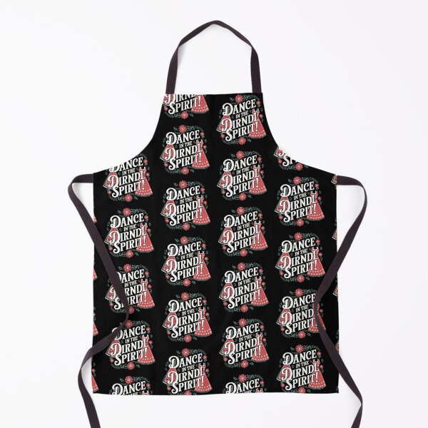 Item preview, Colorful Dirndl Patterns and Dance Quote designed and sold by artwaves.
