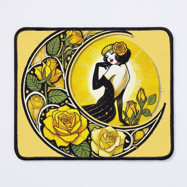 Item preview, Yellow Rose Goddess designed and sold by FrictionMaxxing.
