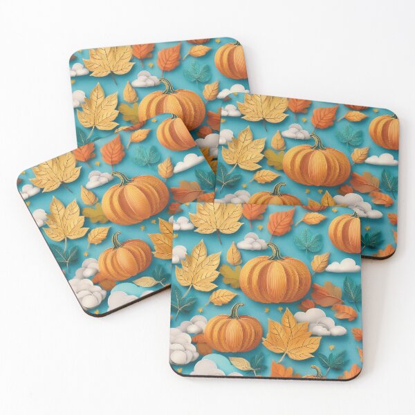 Item preview, Autumnal pumpkin magic designed and sold by The Bored Giraffe.