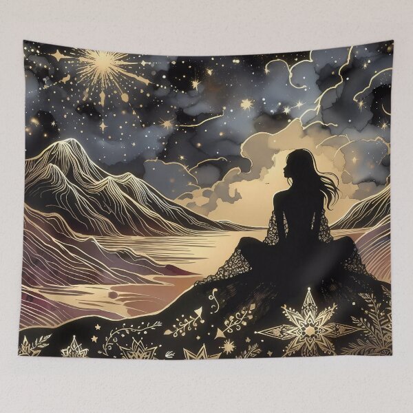 Item preview, Evening Meditation designed and sold by Visual Nomad Club.