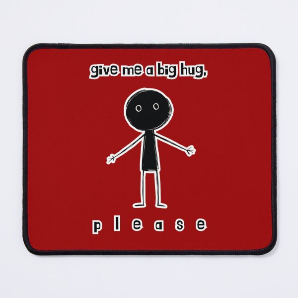 Item preview, Give me a big hug, please, simple black and white artwork designed and sold by silent-violin.
