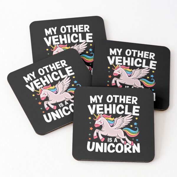 Item preview, My Other Vehicle is a Unicorn designed and sold by artwaves.