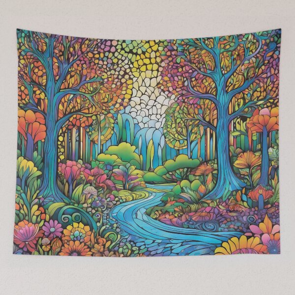 Item preview, Beautiful colorful forest. designed and sold by MagelliShop.