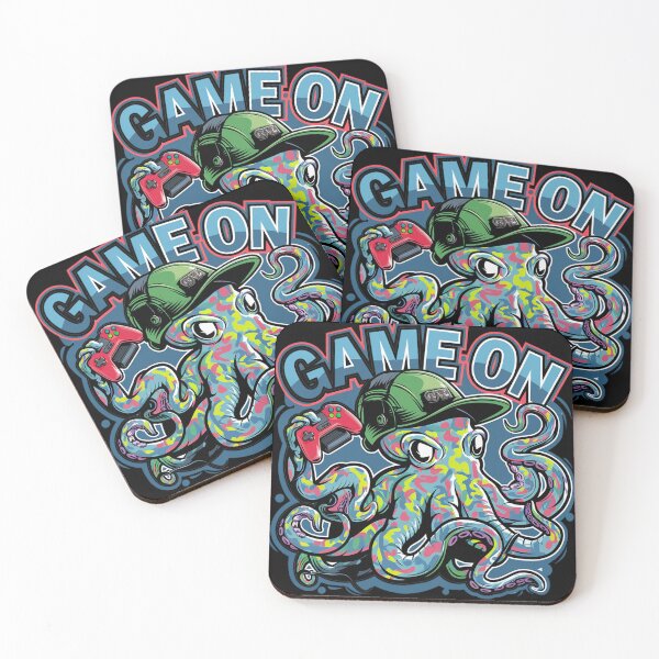 Item preview, Funny Octopus Gamer Game On Graffiti designed and sold by Nature's Fancy.