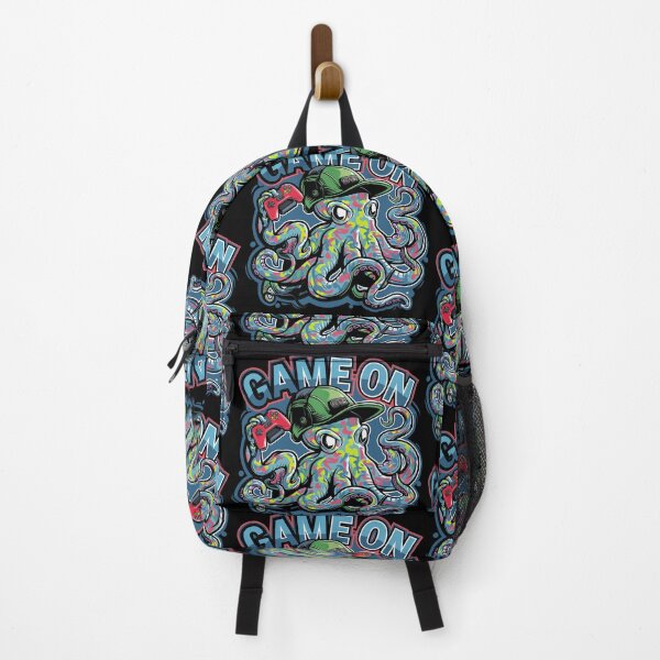 Item preview, Funny Octopus Gamer Game On Graffiti designed and sold by Nature's Fancy.