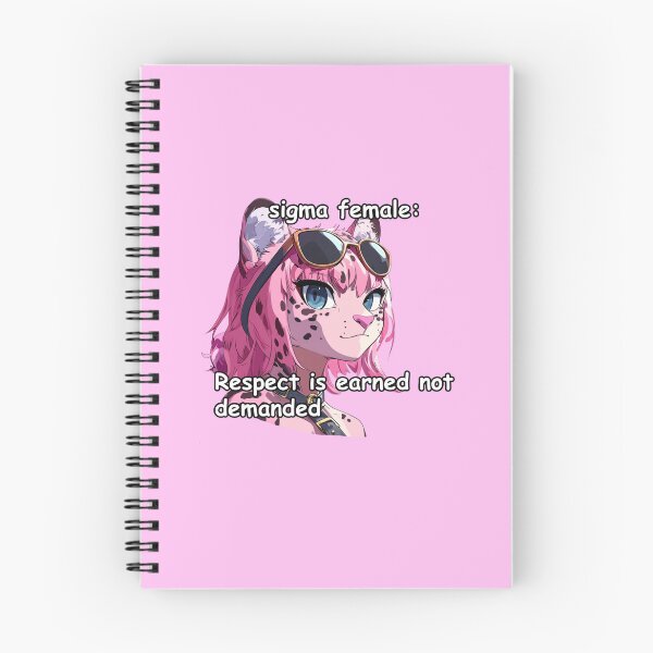 Item preview, Pink jaguar sigma female anime style meme quote  designed and sold by pinkuardesign.