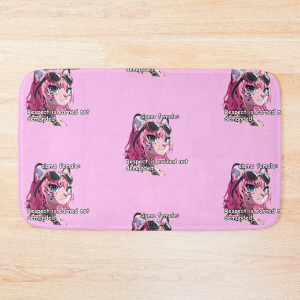 Item preview, Pink jaguar sigma female anime style meme quote  designed and sold by pinkuardesign.