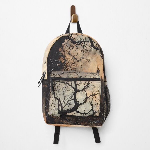 Item preview, Ravens Over Haunted Forest at Dusk – Dark Gothic Decor designed and sold by Matt's Artificial Nature.