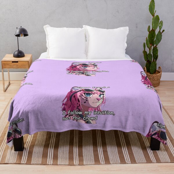 Item preview, Pink jaguar sigma female anime style meme quote  designed and sold by pinkuardesign.