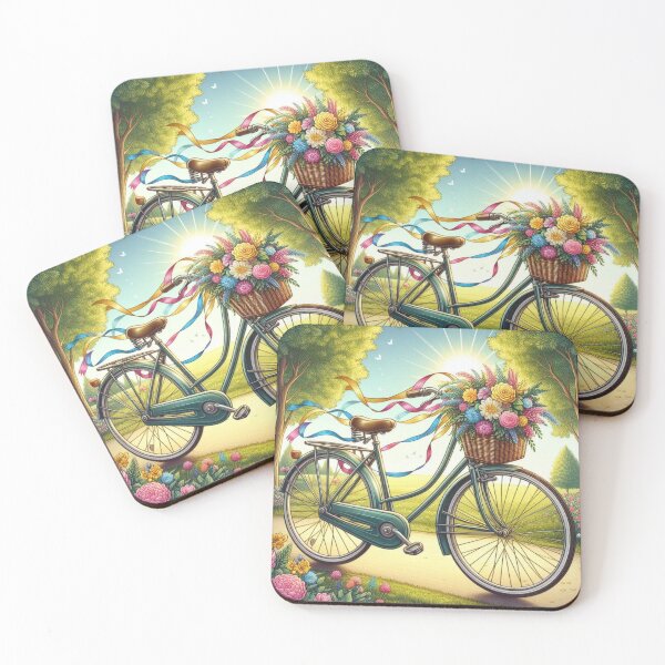 Item preview, Bicycle with flowers and sun designed and sold by NNStoreFreiburg.