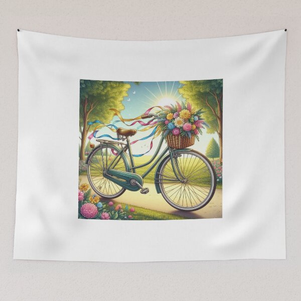 Item preview, Bicycle with flowers and sun designed and sold by NNStoreFreiburg.