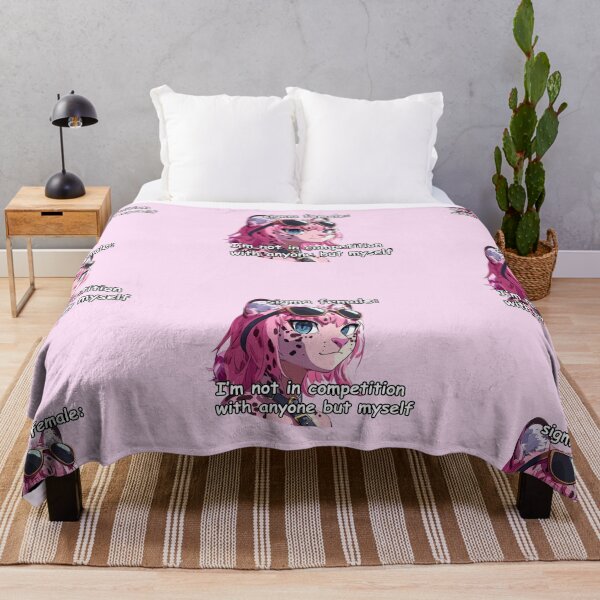 Item preview, Pink jaguar sigma female anime style meme quote  designed and sold by pinkuardesign.