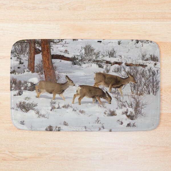 Item preview, Mule Deer in the Snow designed and sold by SafariByMarisa.