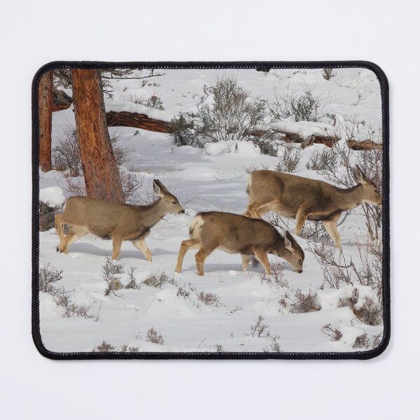 Item preview, Mule Deer in the Snow designed and sold by SafariByMarisa.