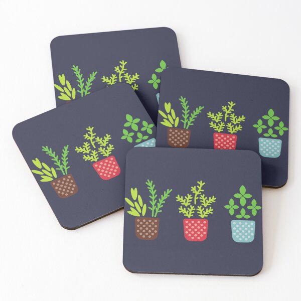 Item preview, Three plant pots of green herbs. designed and sold by claireseyeview.