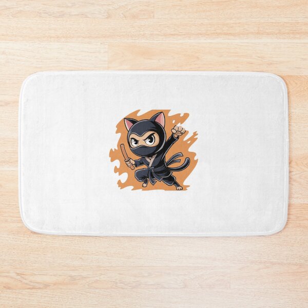 Item preview, Ninja Cat Sticker designed and sold by StyleSwitch.