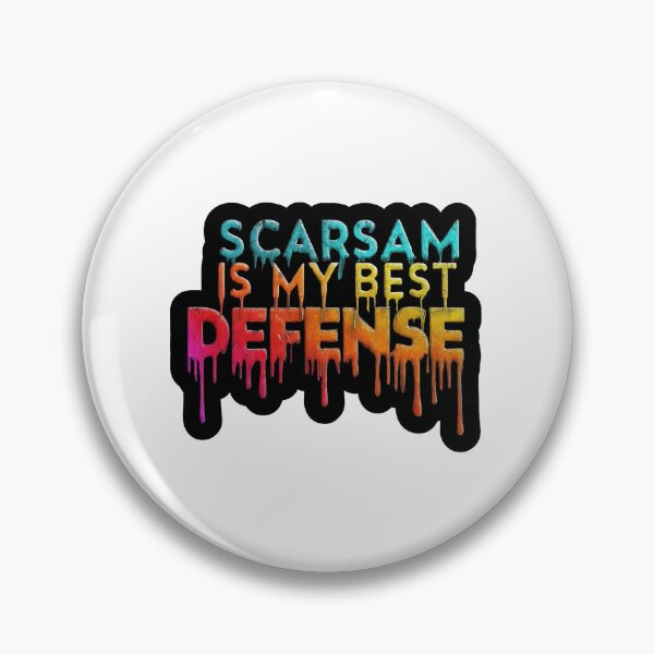 Item preview, SCARSAM IS MY BEST DEFENSE, RAINBOW COLOR DRIP designed and sold by FitEnvy.
