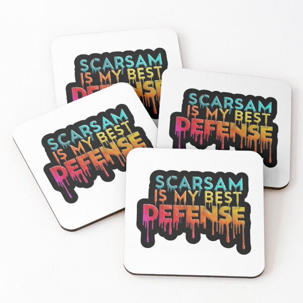 Item preview, SCARSAM IS MY BEST DEFENSE, RAINBOW COLOR DRIP designed and sold by FitEnvy.